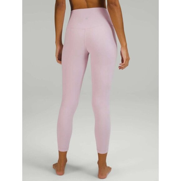 Lululemon Align High-Rise Pant 25" Pink Peony Size 6 - Picture 2 of 6